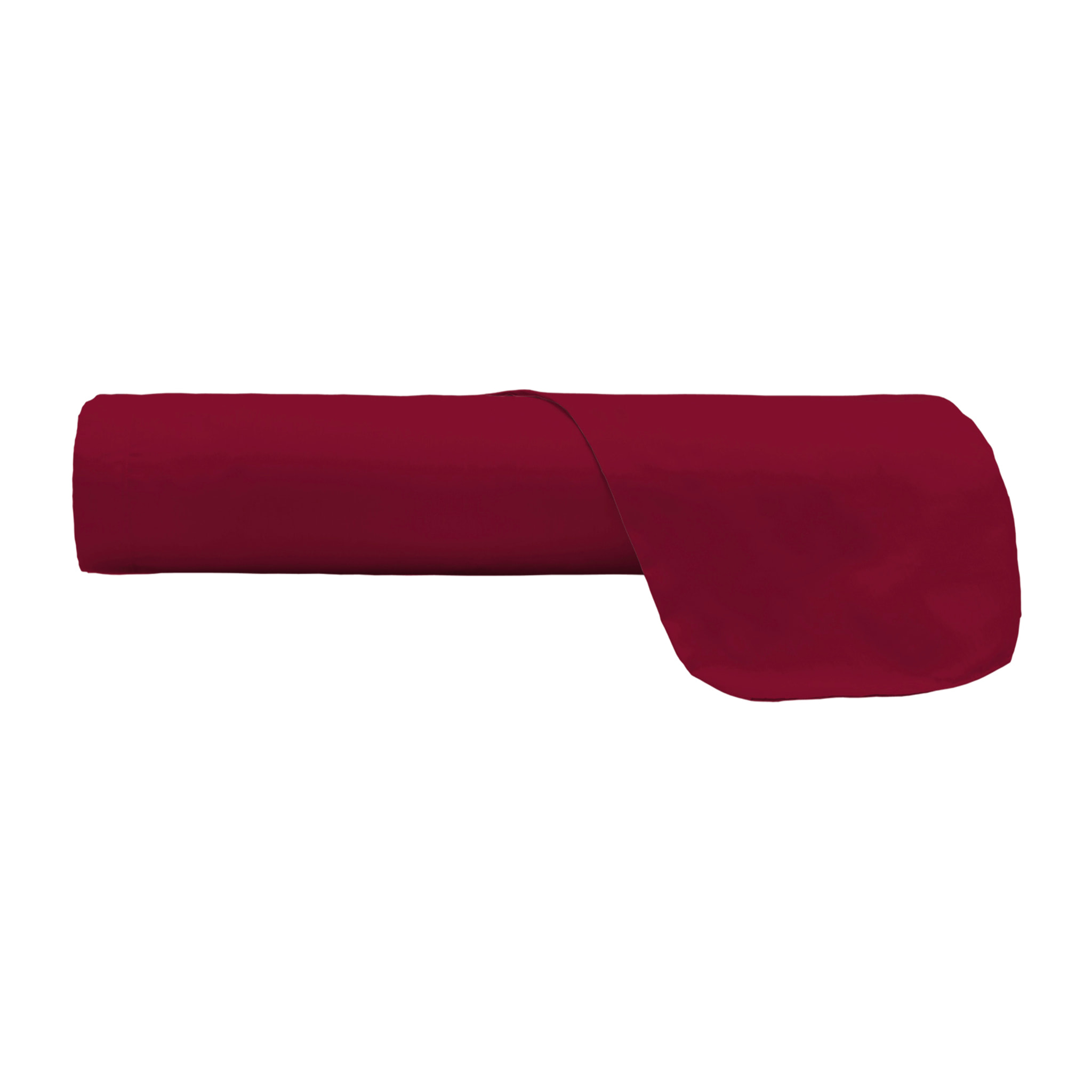 LENZUOLO SOPRA MAX COLOR, 100% Cotone, Tinta Unita, Made in Italy - BORDEAUX