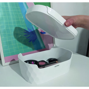 Boite à cotons POOL Blanc Spirella