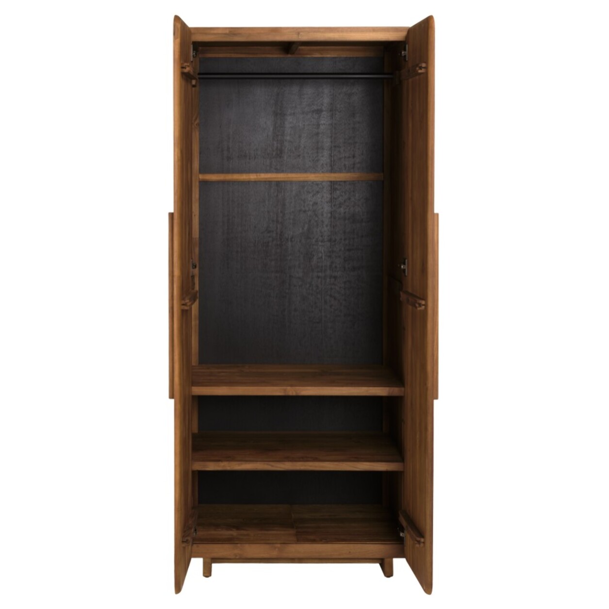 SIXTINE - Armoire 2 portes 80x195cm en bois de teck recyclé