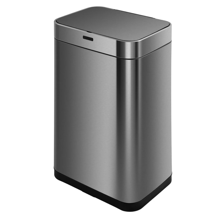 Poubelle automatique inox UPPER argent 60L
