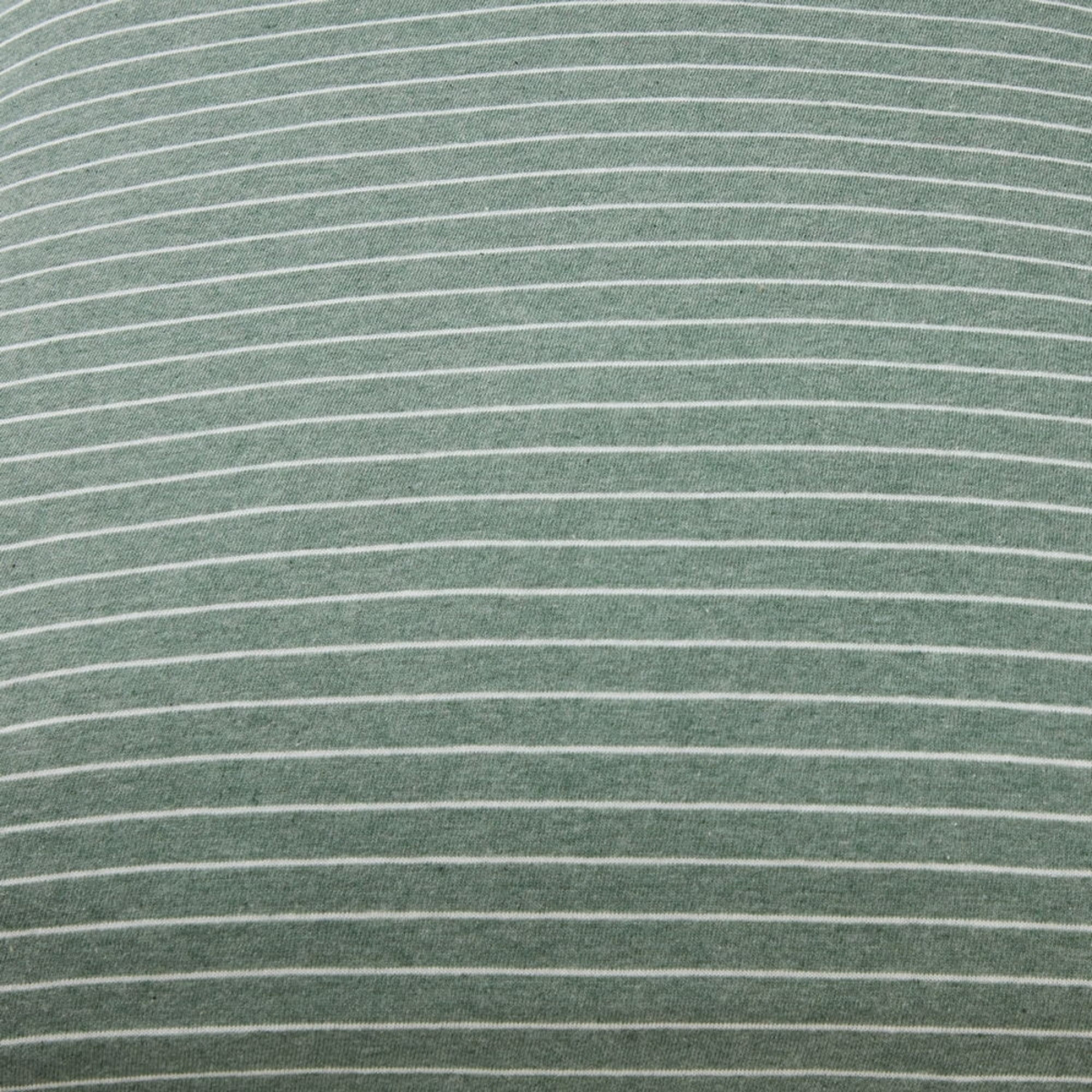 Funda cojín punto algodón sostenible Punto color verde Punto de algodón