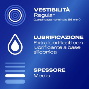 3x Preservativi Durex Settebello Jeans con Forma Easy-On - 3 Confezioni da 10 Profilattici