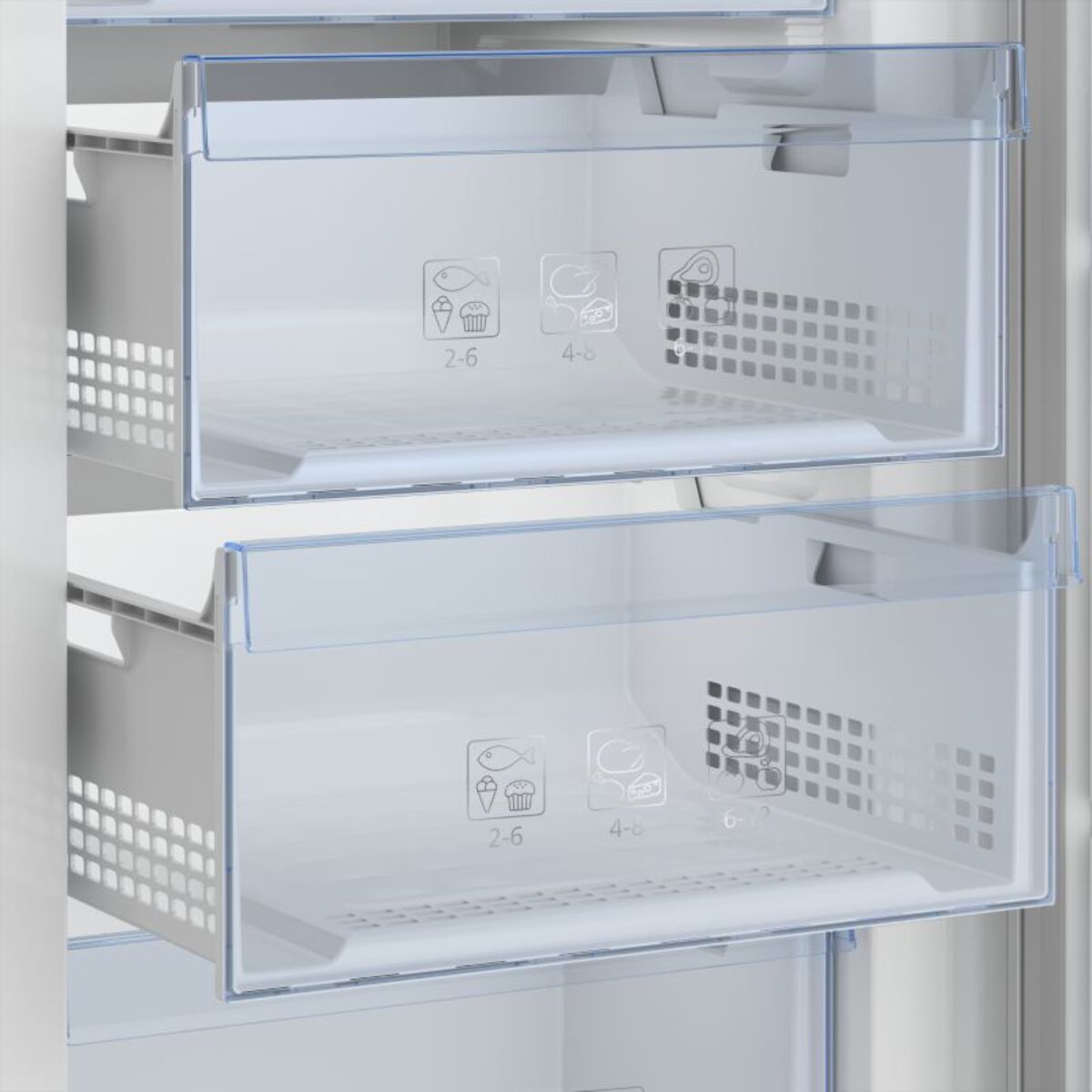 Congélateur armoire BEKO RFNE448E35W No Frost