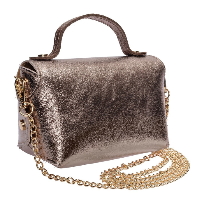 Borsa a spalla Anna Luchini Giallo