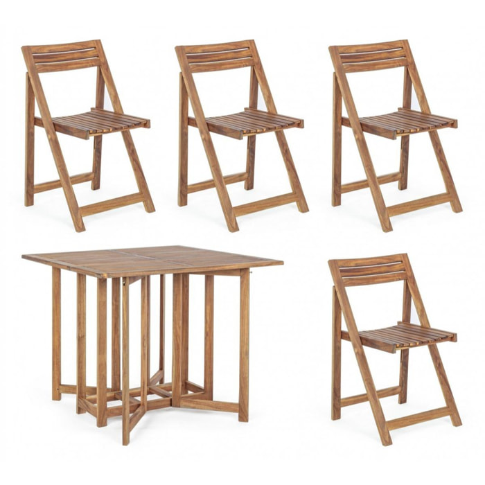 Set NOEMI tavolo e 4 sedie