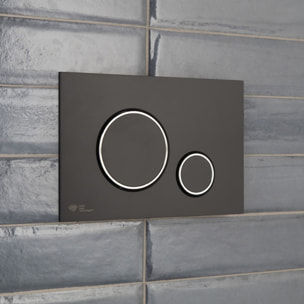 Pack WC bâti-support + WC suspendu sans bride Ceramia PixL avec abattant SoftClose + plaque (STECEPXBMT02-FR)