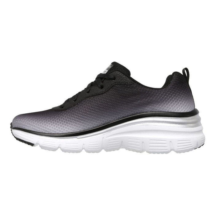 Sneakers Fashion Fit - Build Up - negro y blanco