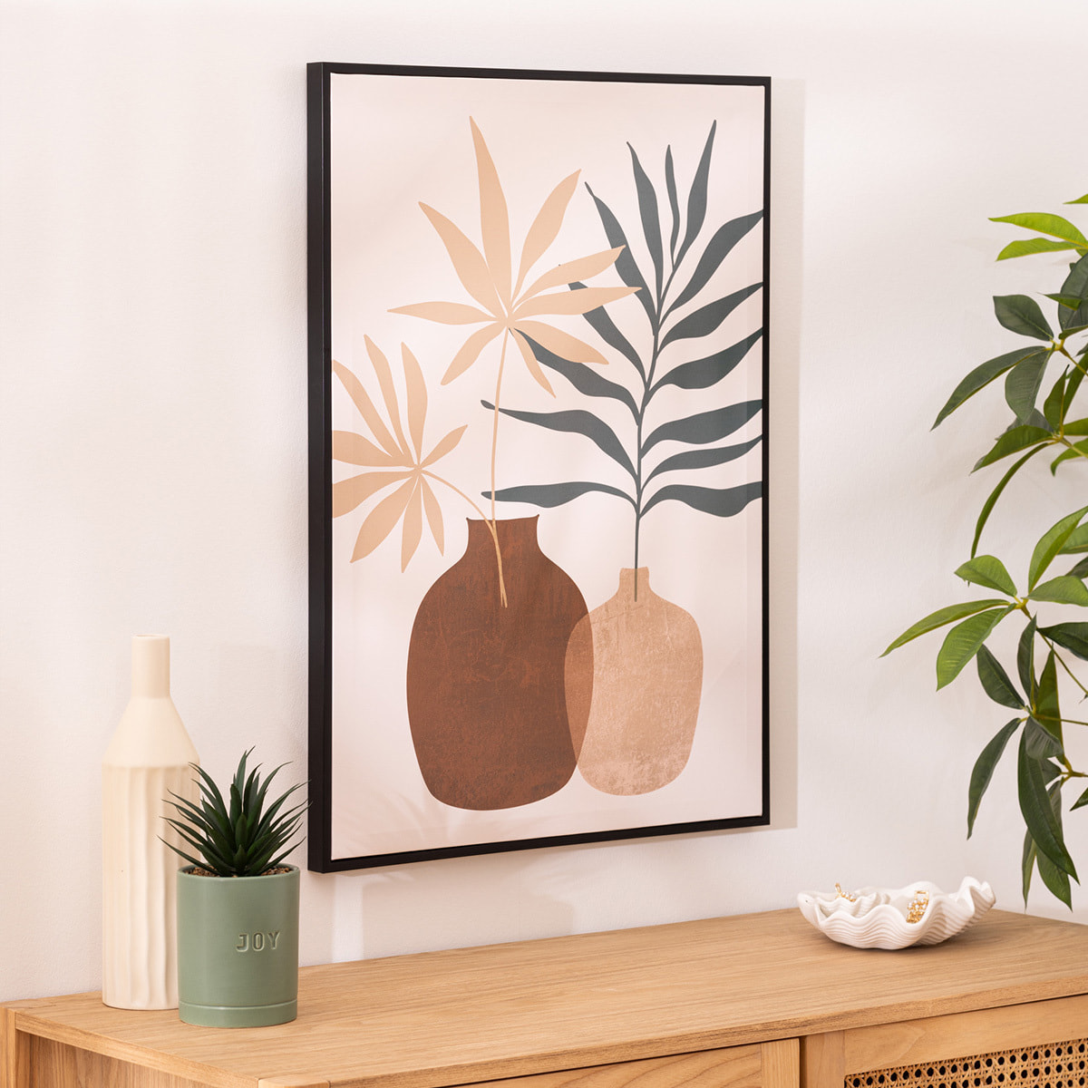 Toile imprimée "Scarlett" 50x70cm multicolore