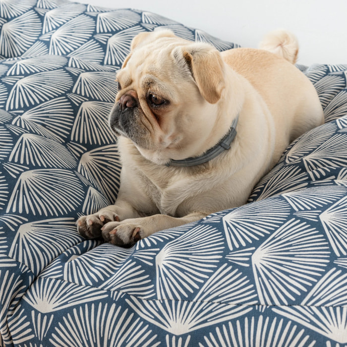 Lit épais et rembourré pour chiens et chats, 100 % coton anti-taches, pour animaux 0120-299