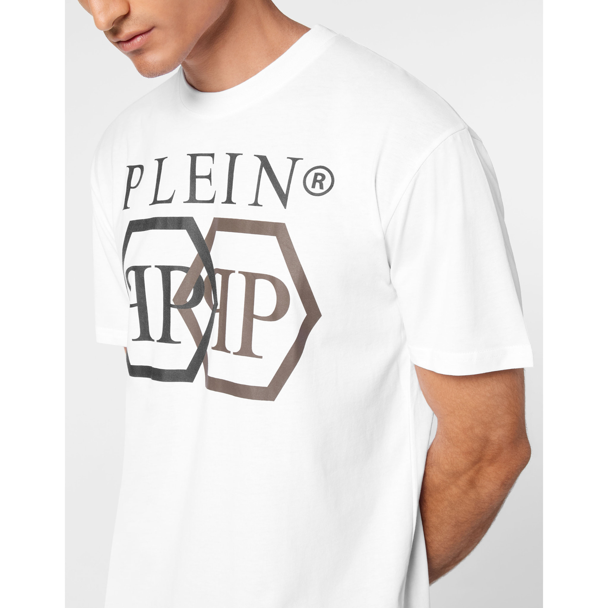 PHILIPP PLEIN Maglietta a girocollo HEXAGON