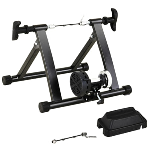 Rodillo Entrenamiento Bicicleta Acero 54,5x42,2x39,1cm Negro