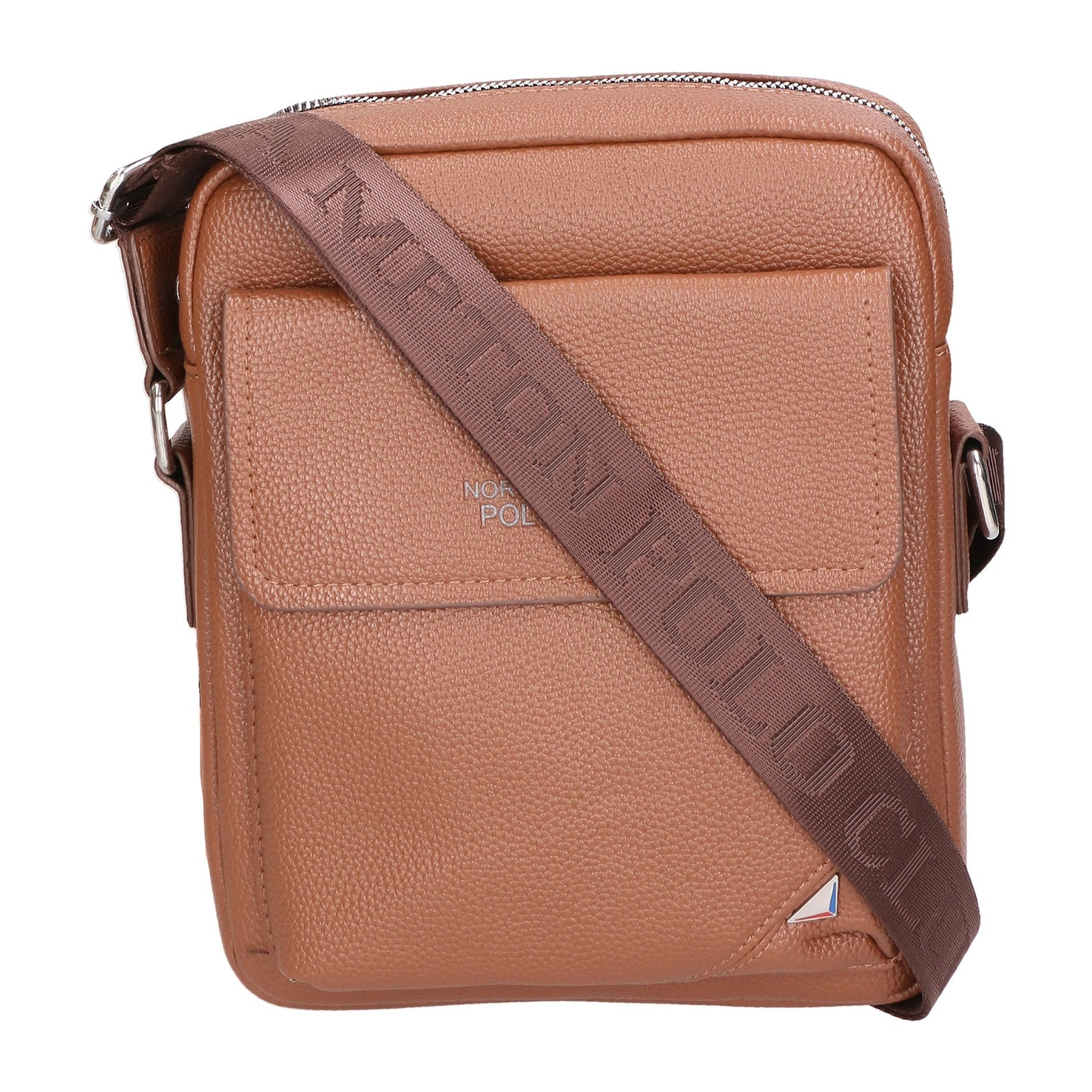 Borsa a tracolla uomo - Modello False - 100% pelle PU - 20.0 x 24.0 x 6.0 cm