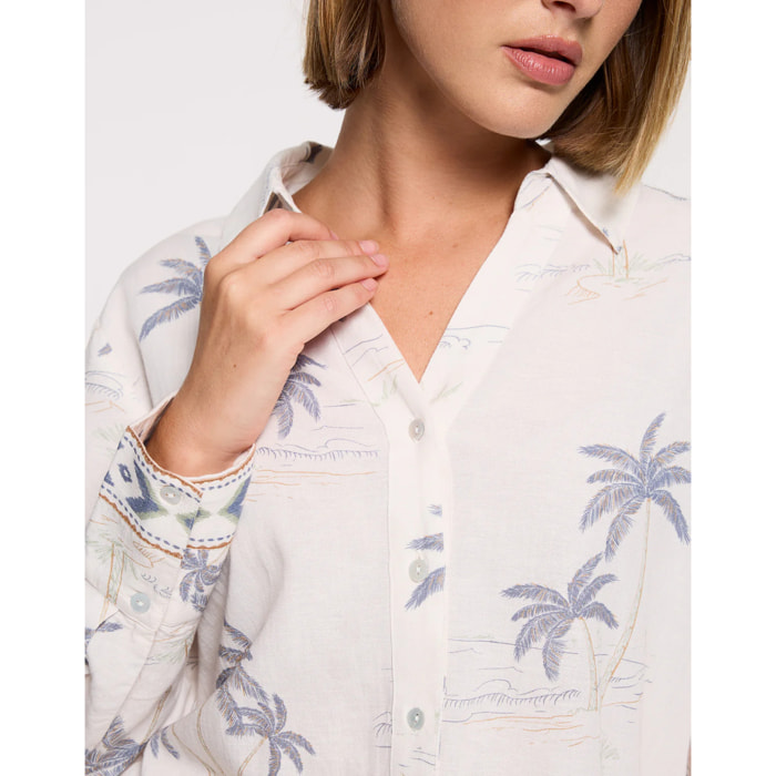 Camisa Manga Larga Blanco - Calmin