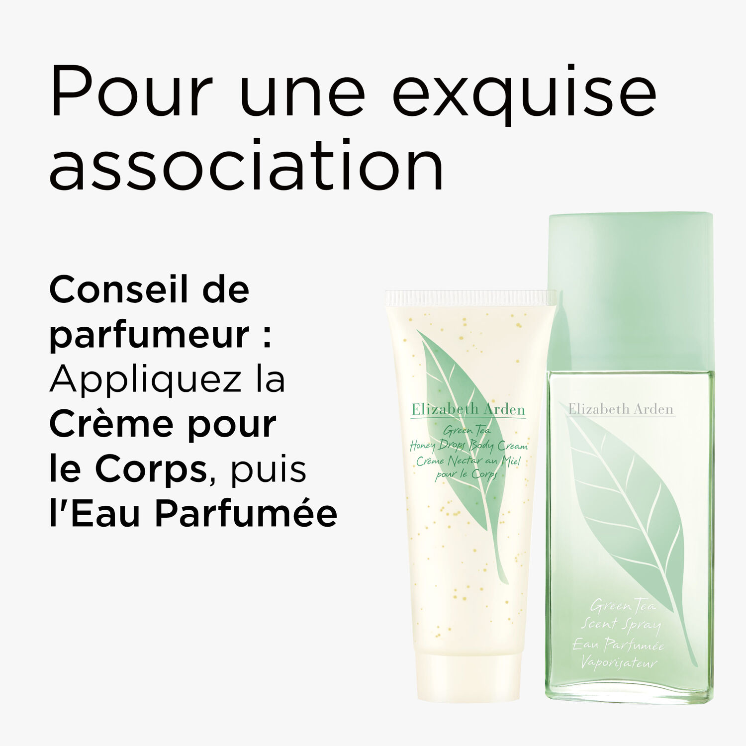 Green Tea - Coffret Eau Parfumée 100ml et Crème Corps 100ml