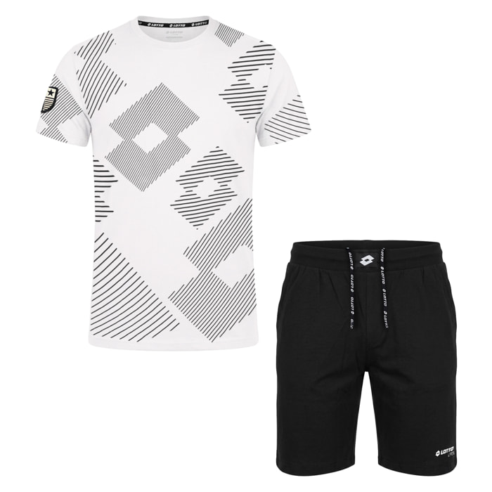 Completo Sportivo Uomo LOTTO Cotone Corto