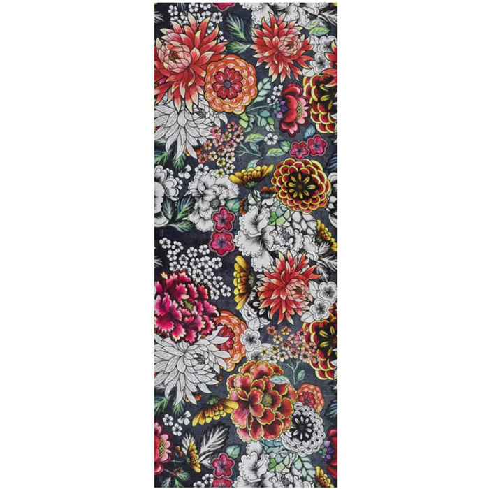 RICCI Alfombra vinílica de cocina dibujos coloreados en multicolor, varias medidas disponibles.
