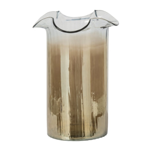 J-Line vase Smoked - verre - rouille/transparent - medium