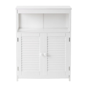 Mobiletto da bagno 30X60X80 bianco - Amanda