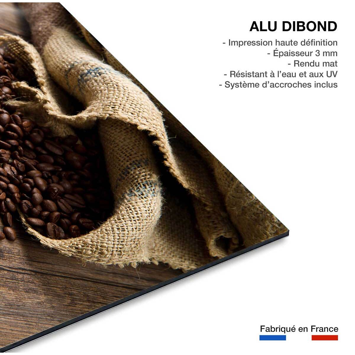 Tableau deco tasse de café Tableau alu Dibond