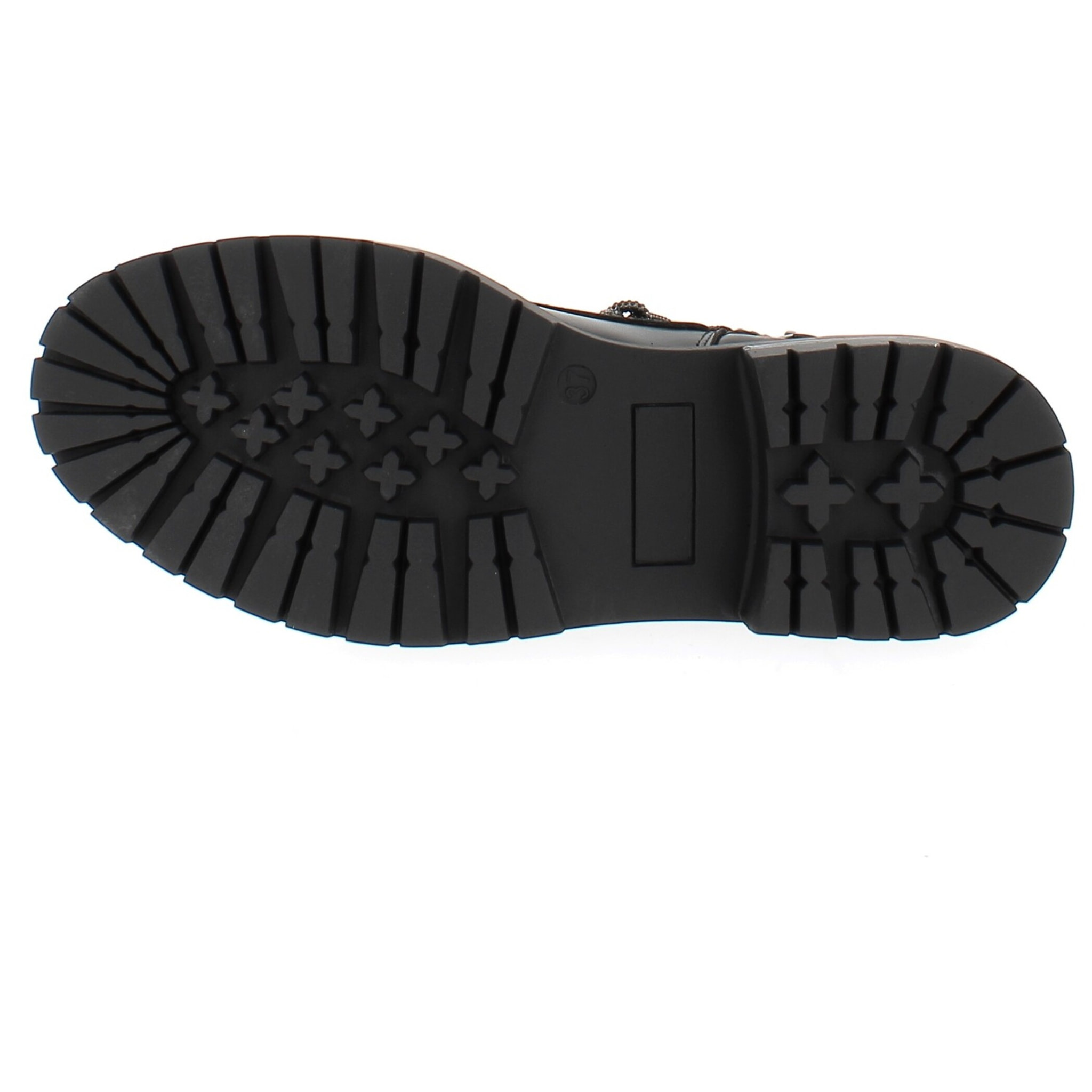 Armata di Mare Scarpe Donna Chunky Platform Ankle Boots con Zip Laterale AMD W52H24 Black