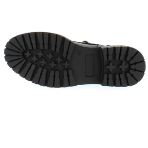 Armata di Mare Scarpe Donna Chunky Platform Ankle Boots con Zip Laterale AMD W52H24 Black