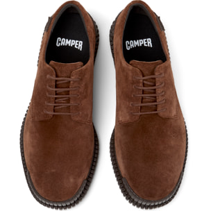 Scarpe stringate - CAMPER Pix - Marrone - Pelle scamosciata