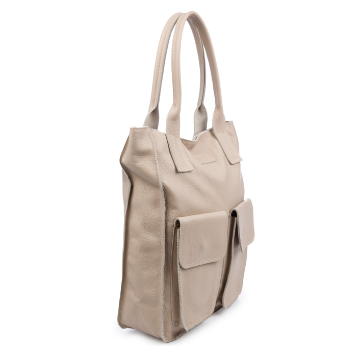 Bellona Bolso Tote Mujer. Piel auténtica Dollaro