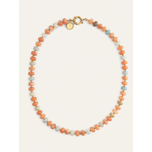 Collana Amber Stones Acciao Placcato Oro