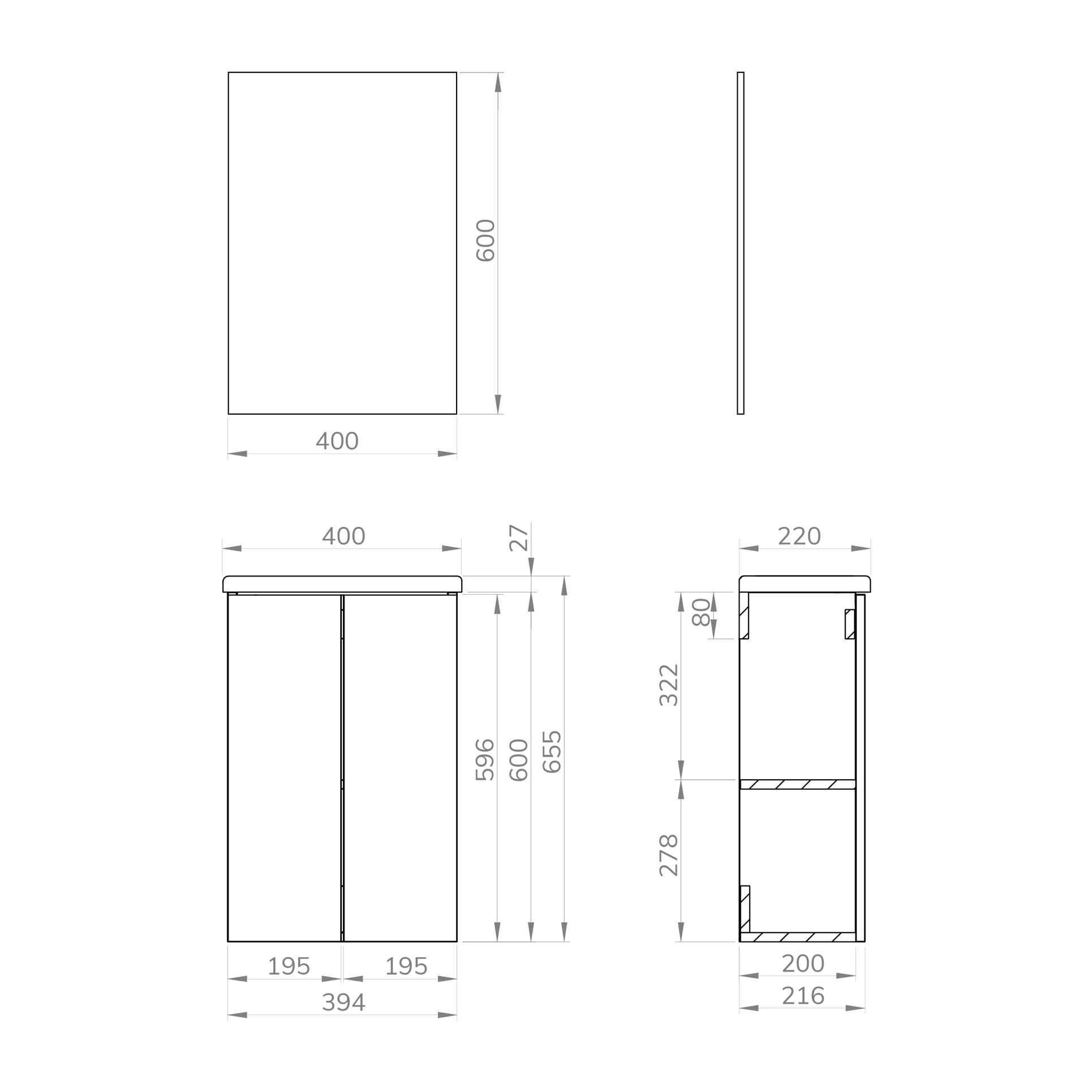 Ensemble de salle de bain LAVEMAINS MONO COLOR, Alday, 40 cm, noir mat