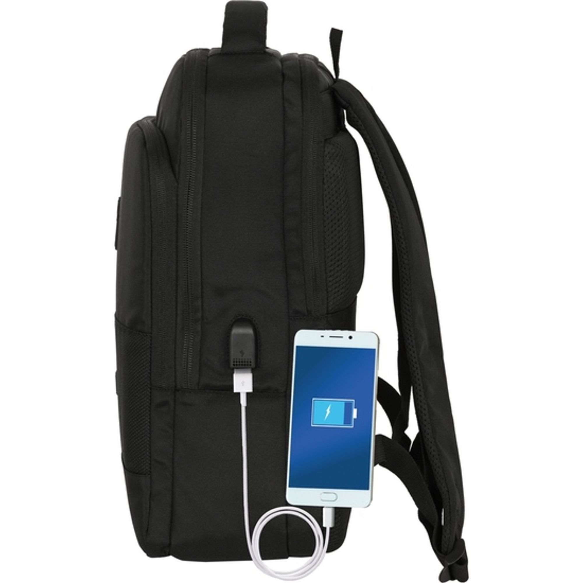 Mochila portatil 15,6"+tablet+usb real madrid premium