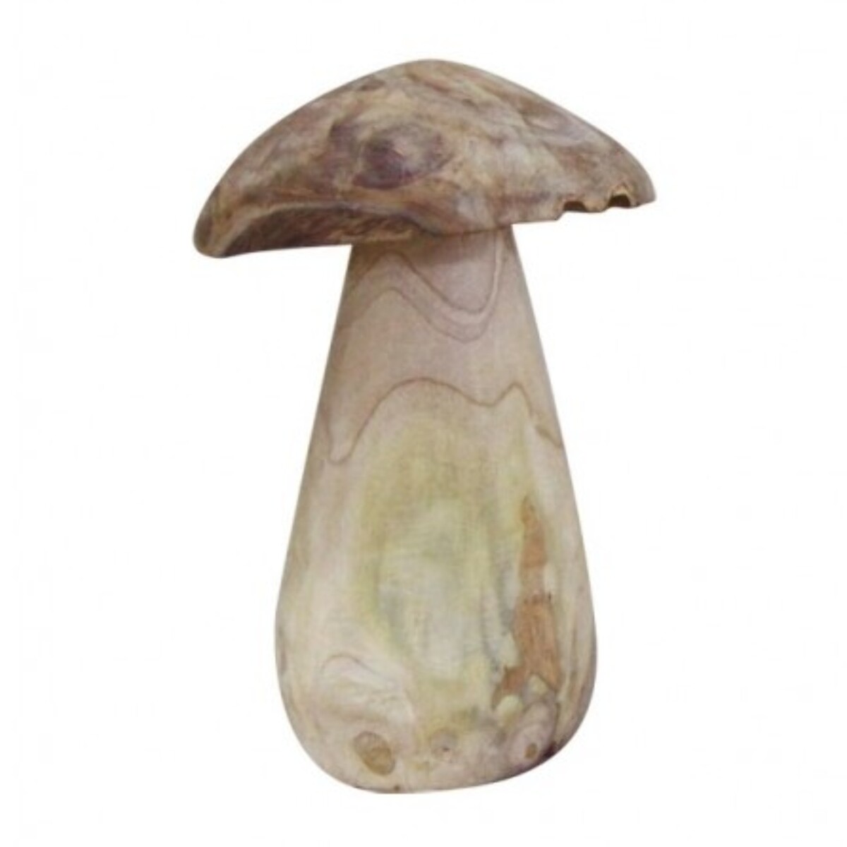 Objet de décoration champignon en teck 29 cm - TECK