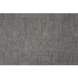 Lit coffre avec tête de lit bandes horizontales Tissu