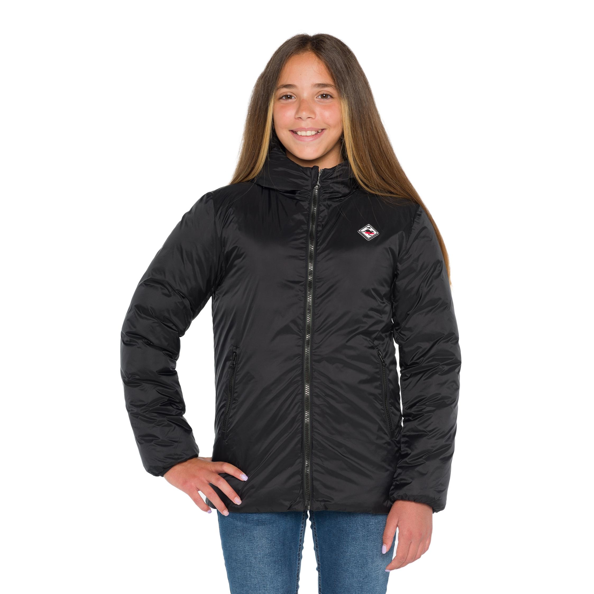 Chaqueta Unisex Hot Buttered reversible Kanaka tejido técnico color negro