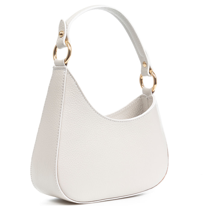 Borsa a tracolla Arpaia donna. Vera pelle Ruga.