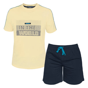 Completo Homewear Uomo NOTTINGHAM Cotone Corto 3 Modelli		i