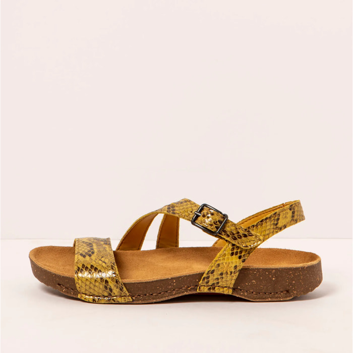 Sandalias 1045S SNAKE LIMON/ I BREATHE color Limon