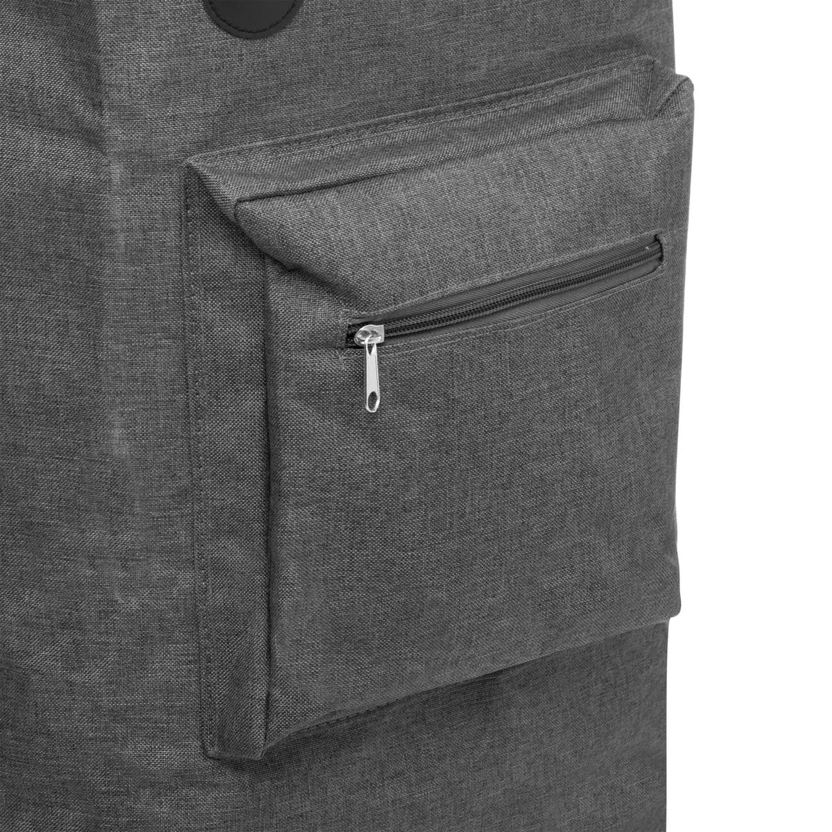 Sac de shopping avec 2 roulettes gris