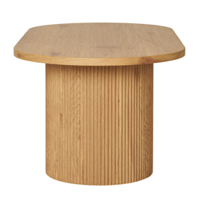 Oliva - table basse - effet bois - 120 cm - Bois