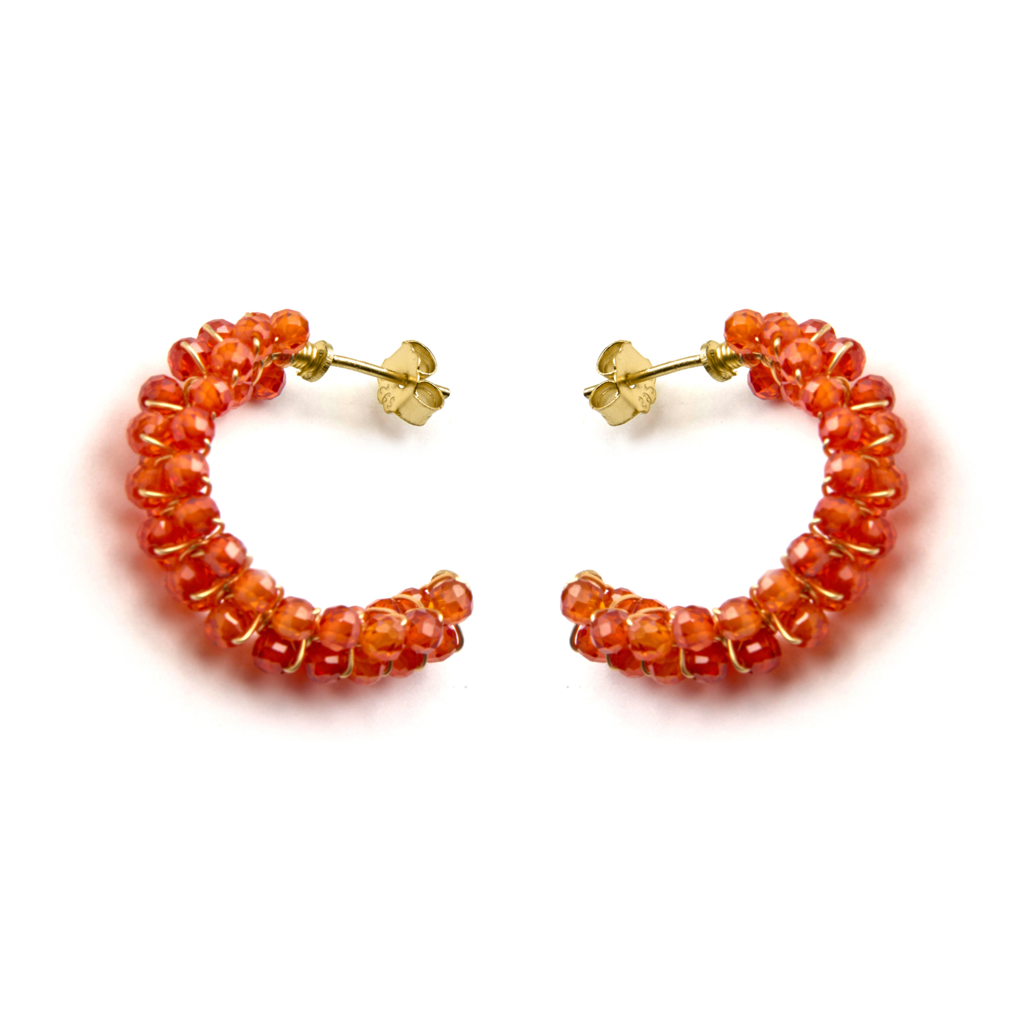 Pendientes Siran acabado oro amarillo 18k