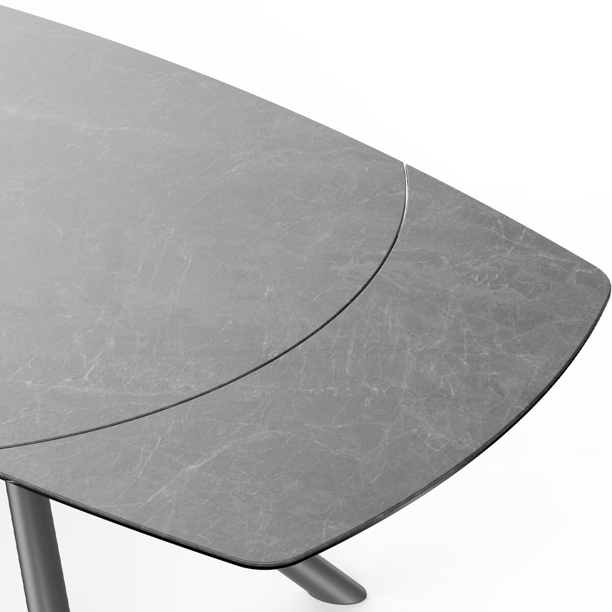 Table à manger extensible 6/8 couverts en céramique - DISKO