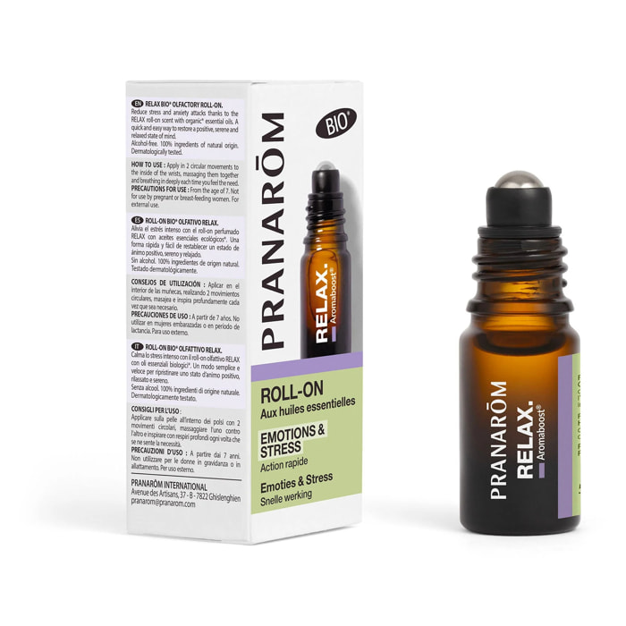 Pranarom - Roll-on Relax - Bio - 5 ml roller