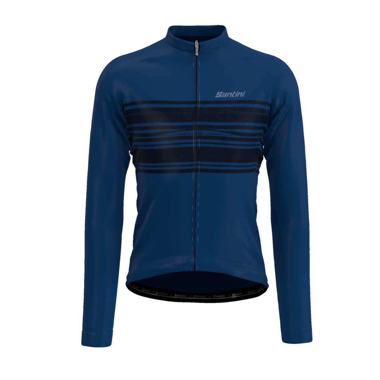 Mac - Maglia Manica Lunga - Blue - Uomo