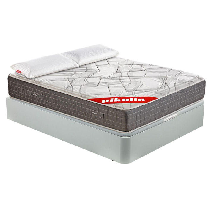 Colchón Muelles Ensacados + Canapé Abatible + Almohada Visco | ENVIO, MONTAJE Y RETIRADA INCLUIDO | Saturn