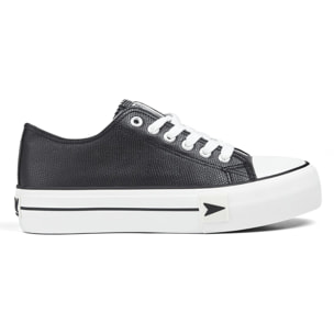 Zapatillas Plataforma Negras Mujer