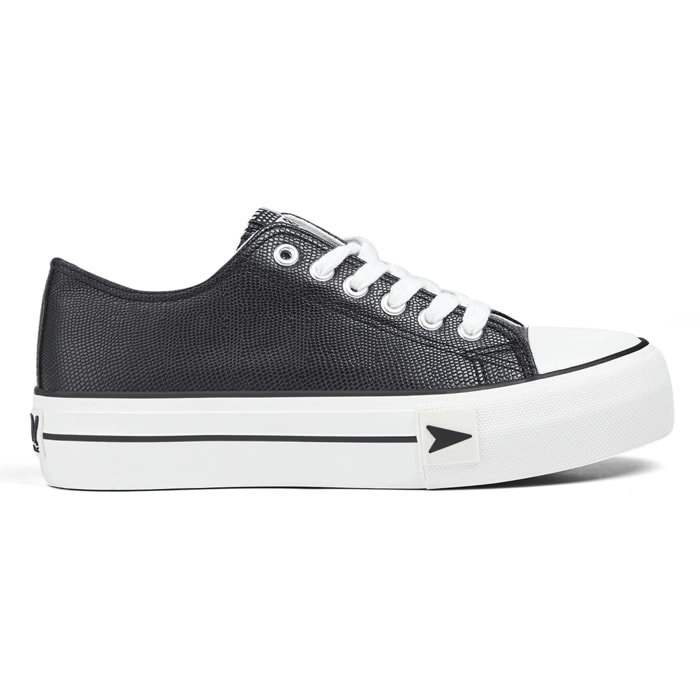 Zapatillas Plataforma Negras Mujer