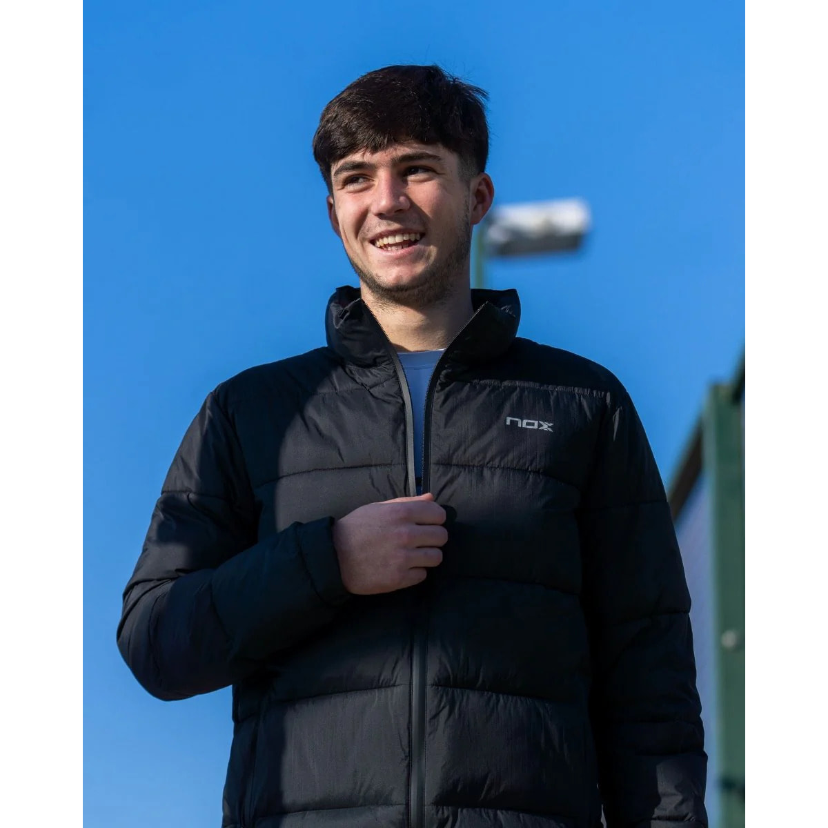 Chaqueta acolchada hombre TEAM negro