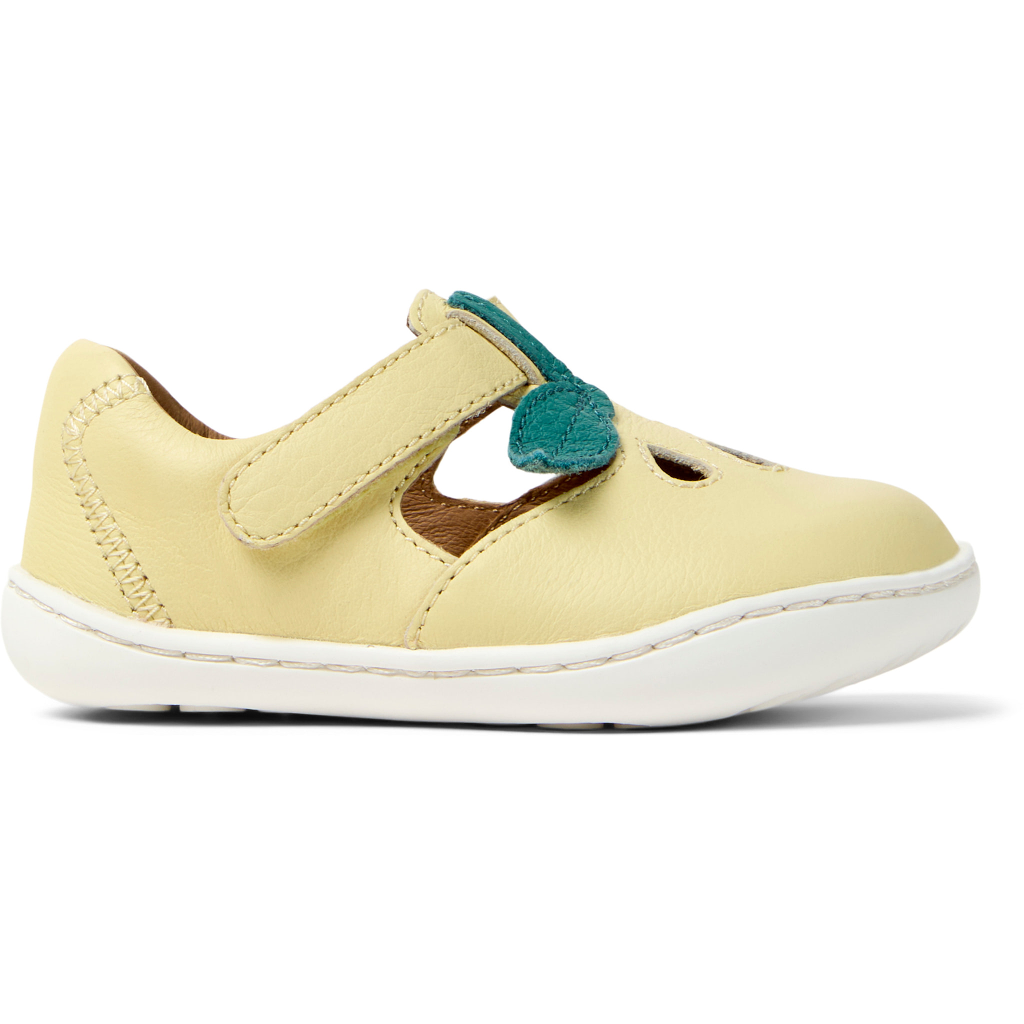 Bailarinas - CAMPER Peu Cami Twins - Amarillo - Cuero liso