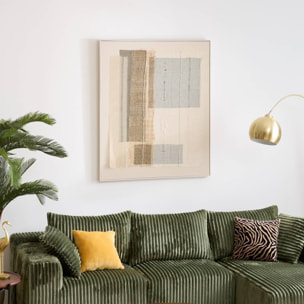 Toile 3D Celio 100x120cm beige lin