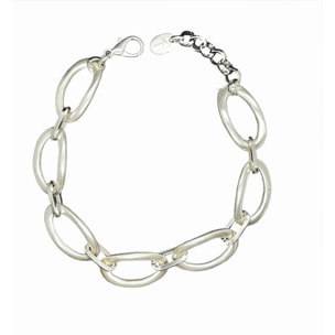 Collar - choker en plata chapado