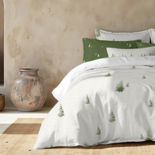 Housse de couette avec boutons-pression Christmas Grove